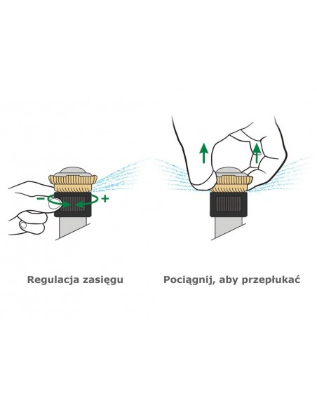 Dysza rotacyjna R-VAN-RCS prawy narożnik